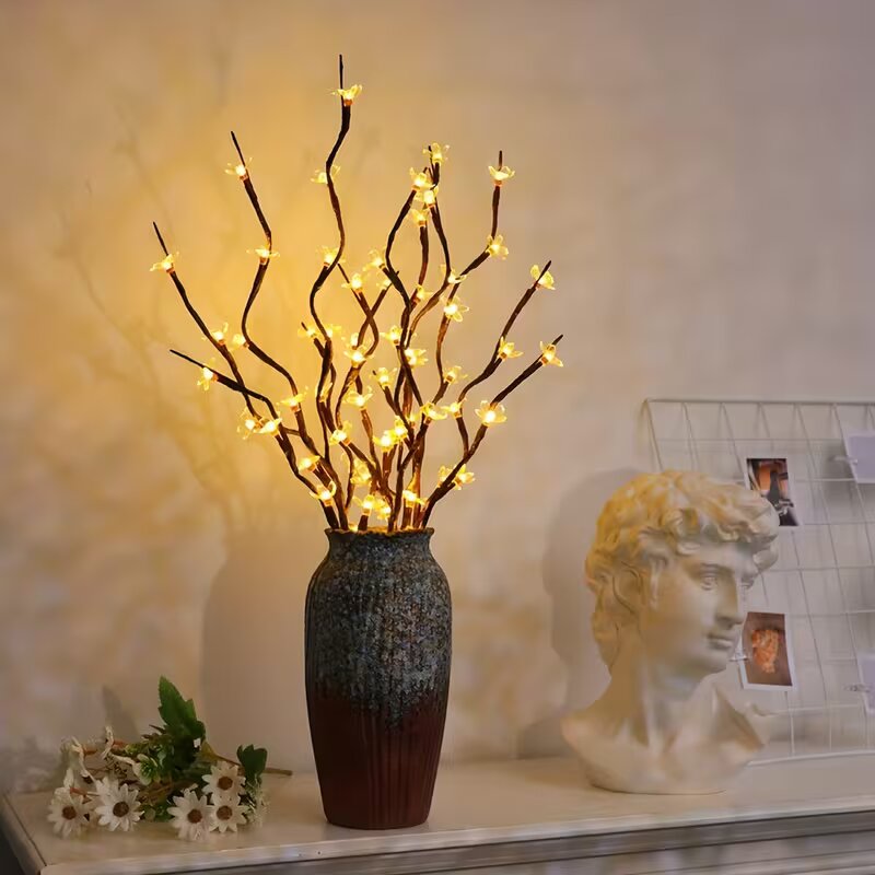 Outdoor Lighting Effects - Luzes de ramo de cerejeira com