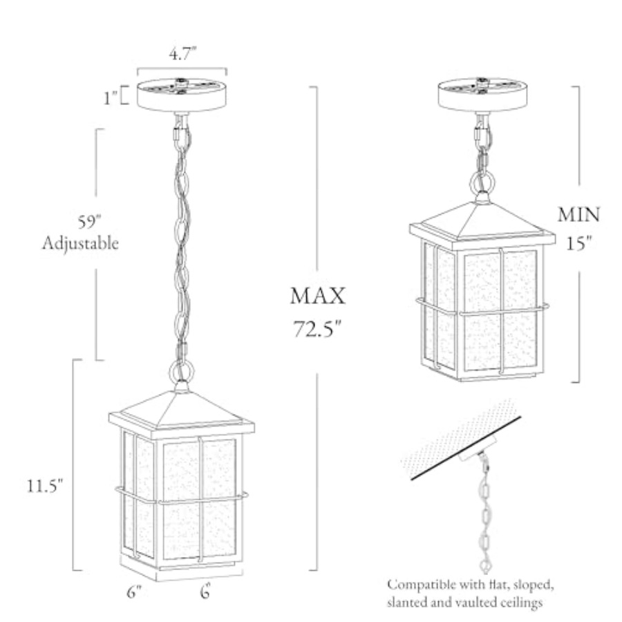 Luminária Pendente Externa, Lu - Outdoor Lighting Black avaliação e preço
