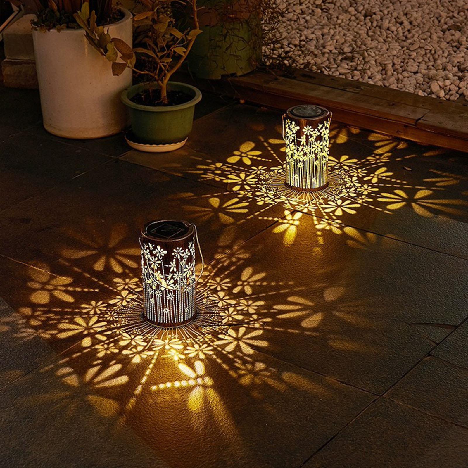 Lanternas solares coloridas de - Outdoor Lighting Pathway avaliação e preço