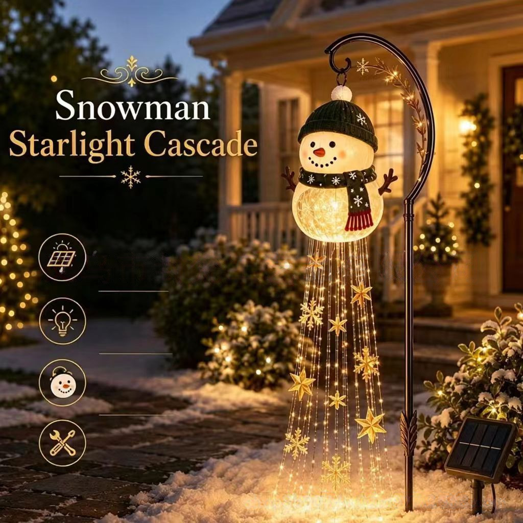 Decoração de boneco de neve na - Outdoor Lighting Effects avaliação e preço