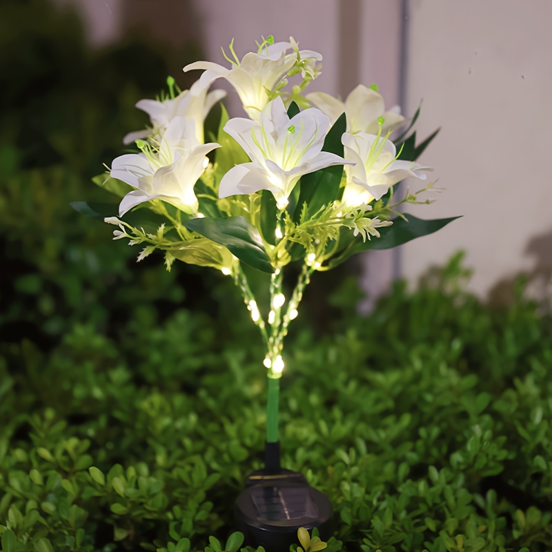 Luzes Solares de Jardim Lírio  - Outdoor Lighting Effects avaliação e preço